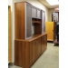 Autumn Maple 4 Door Credenza and Hutch Wall Unit